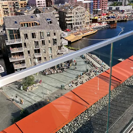 アパート Wow! Fjord View - Designer Apartment, 2 Bedrooms, Sleeps 6 People