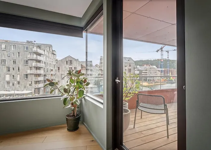 شقة Wow! Fjord View - Designer Apartment, 2 Bedrooms, Sleeps 6 People أوسلو