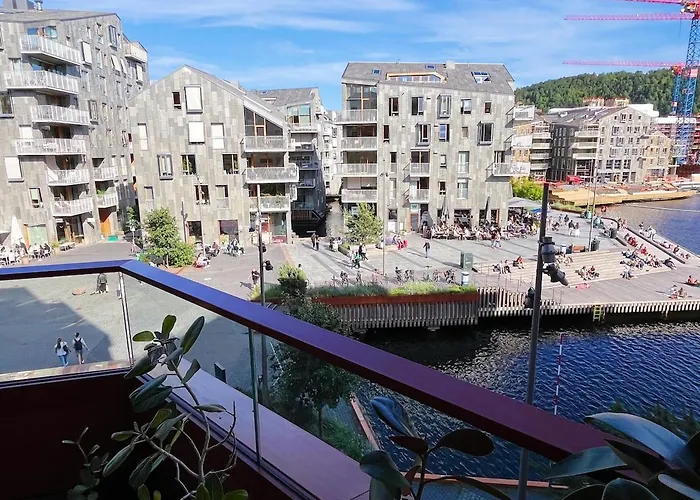 Wow! Fjord View - Designer Apartment, 2 Bedrooms, Sleeps 6 People דירה אוסלו