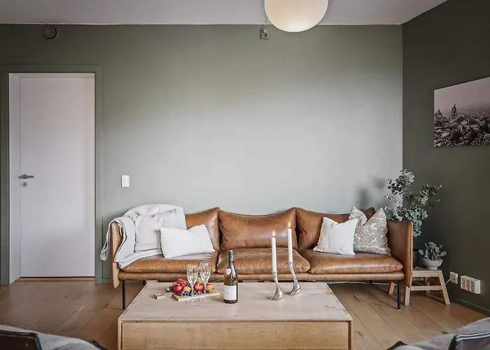 דירה Wow! Fjord View - Designer Apartment, 2 Bedrooms, Sleeps 6 People אוסלו